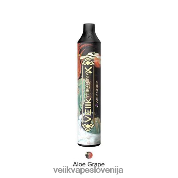 VEIIK Airo Pod Slovenija 2844NT16 aloe grozdje | VEIIK Micko Max vape za enkratno uporabo 1500 vpihov