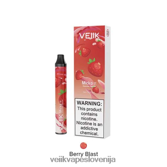 VEIIK Airo Pod Slovenija 2844NT26 jagodičja | VEIIK Micko Pie vape za enkratno uporabo 600 vpihov