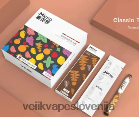 VEIIK Airo Pod Slovenija 2844NT56 več okusov | VEIIK Micko Vape za enkratno uporabo 400 puffs 310mah 10pcs