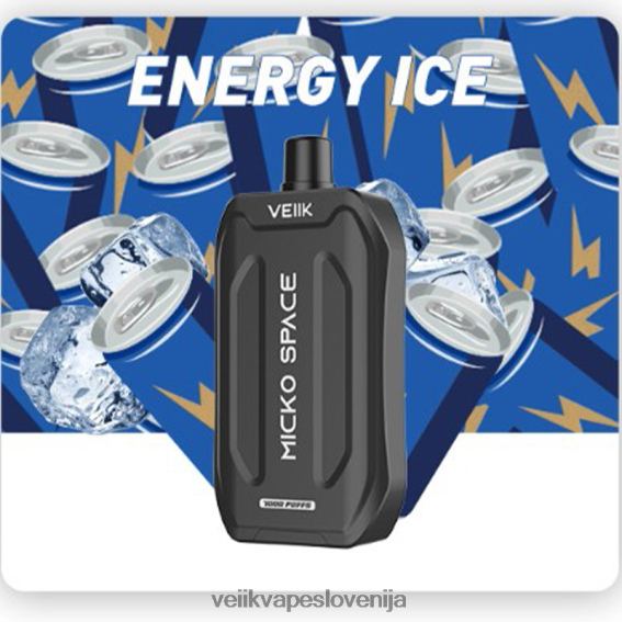 VEIIK Micko Q Slovenija 2844NT34 energetski led | VEIIK Micko Space vape za enkratno uporabo 7000 vpihov