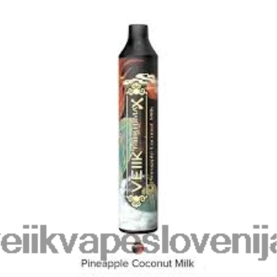 VEIIK Micko Q Slovenija 2844NT44 ananas kokosovo mleko | VEIIK Micko MAX vape za enkratno uporabo 1500 vpihov