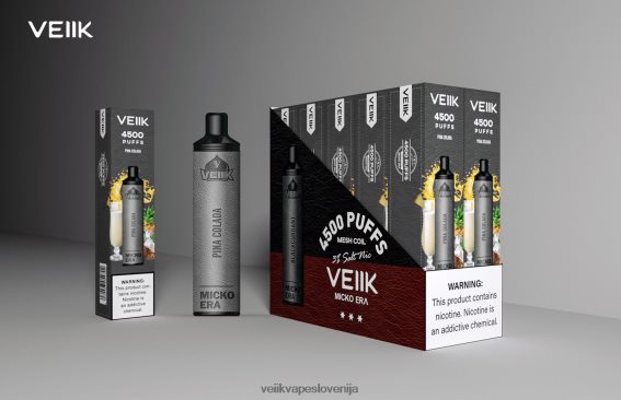 VEIIK Micko Q Slovenija 2844NT4 pina colada | VEIIK Micko Era 4500 vpihov za enkratno uporabo 30 mg