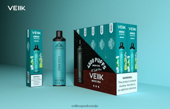 VEIIK Pod Slovenija 2844NT5 limonin sprite | VEIIK Micko Era 4500 vpihov za enkratno uporabo 30 mg