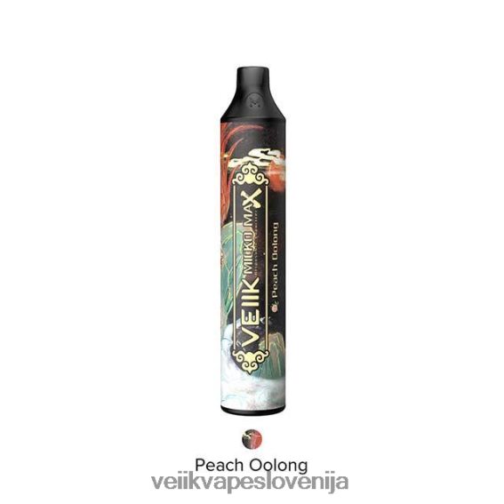 VEIIK Vape Ljubljana 2844NT12 breskev oolong | VEIIK Micko Max vape za enkratno uporabo 1500 vpihov