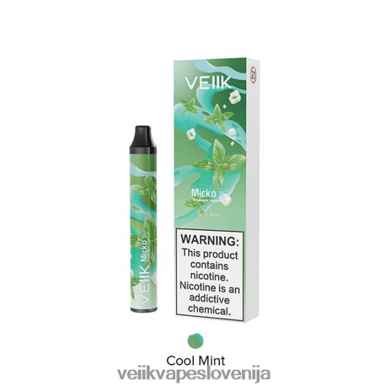 VEIIK Vape Ljubljana 2844NT22 hladna meta | VEIIK Micko Pie vape za enkratno uporabo 600 vpihov