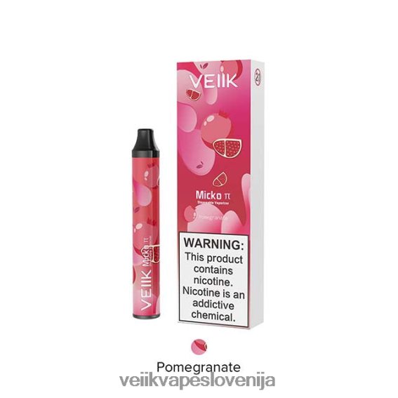 VEIIK Vape Price 2844NT23 granatno jabolko | VEIIK Micko Pie vape za enkratno uporabo 600 vpihov