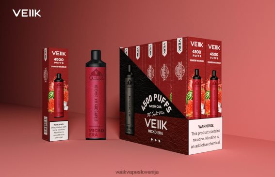 VEIIK Vape Slovenija 2844NT1 jagodna lubenica | VEIIK Micko Era 4500 vpihov za enkratno uporabo 30 mg