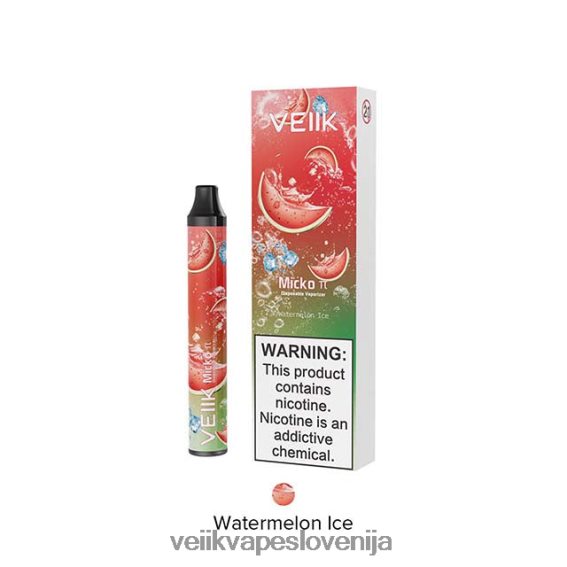 VEIIK Vape Slovenija 2844NT21 led iz lubenice | VEIIK Micko Pie vape za enkratno uporabo 600 vpihov