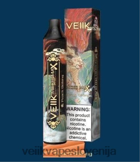 VEIIK Vape Slovenija 2844NT51 breskev oolong | VEIIK Micko MAX vape za enkratno uporabo 1500 vpihov